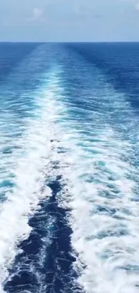 Bring a mesmerizing view of the ocean to your phone with this live wallpaper