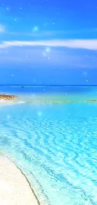 Transform your phone into a tropical paradise with this amazing live wallpaper! Featuring a sandy beach, crystal-clear water, and swaying palm trees, this wallpaper captures the beauty and serenity of a perfect tropical paradise