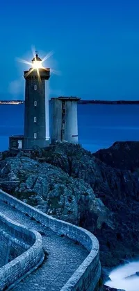 Transform your phone screen with the mesmerizing Lighthouse Live Wallpaper