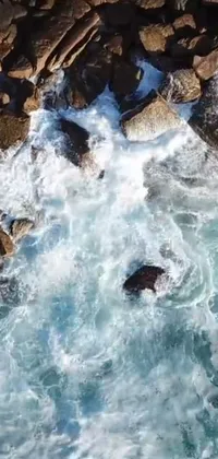 Enjoy a bird's eye view with this stunning phone live wallpaper