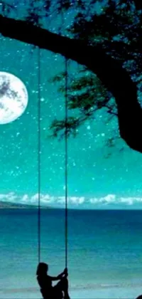 Water Sky Moon Live Wallpaper