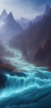 river rapids wallpaper