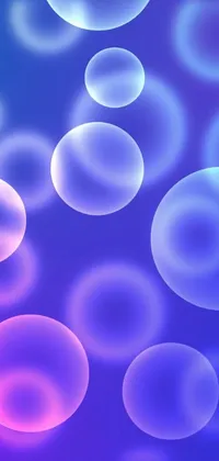 Adorn your phone screen with our breathtaking "Bubbles Live Wallpaper"
