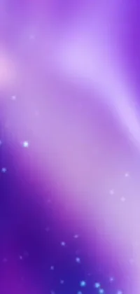 This live phone wallpaper boasts a gorgeous color scheme of purple and blue, highlighting a celestial scene of stars and wispy shapes designed by a digital artist available on DeviantArt