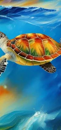3D turtle Live Wallpaper