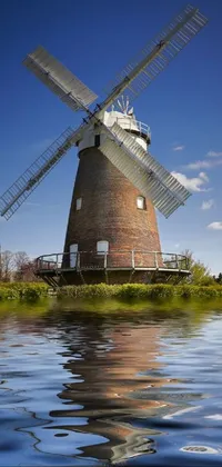 Water Sky Windmill Live Wallpaper