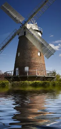 Water Sky Windmill Live Wallpaper