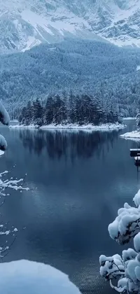 Enjoy an incredible live wallpaper featuring a stunning winter scene in Switzerland