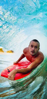 Water Surfboard Azure Live Wallpaper