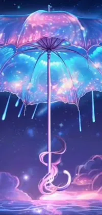 Water Umbrella Light Live Wallpaper