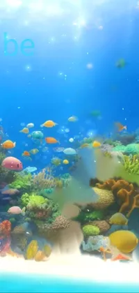 Transform your phone into a soothing oasis with this fish tank live wallpaper