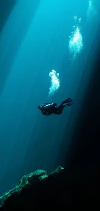 Water Underwater Fin Live Wallpaper