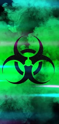 green biohazard wallpaper