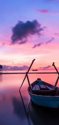 Experience the peace and romance of a serene setting with this phone live wallpaper