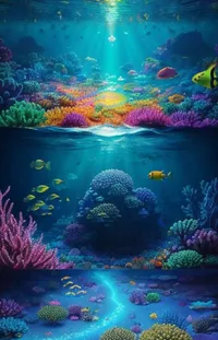 Water Vertebrate Light Live Wallpaper