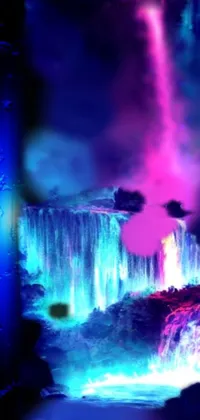 Space Waterfall  Live Wallpaper