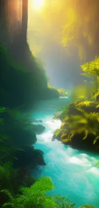 Transform your phone's screen into a stunning natural world with this live wallpaper