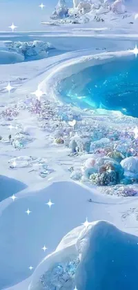 Water Water Resources Snow Live Wallpaper