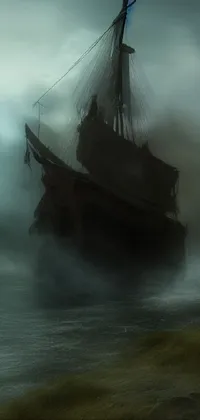 ghost ship Live Wallpaper