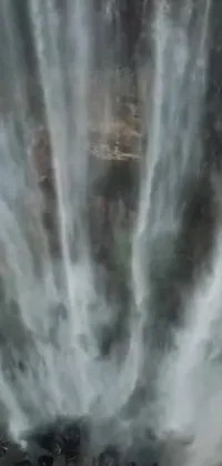 Water Waterfall Cloud Live Wallpaper