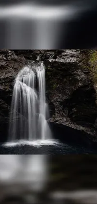 Water Waterfall Flash Photography Live Wallpaper