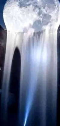 Water Waterfall Light Live Wallpaper