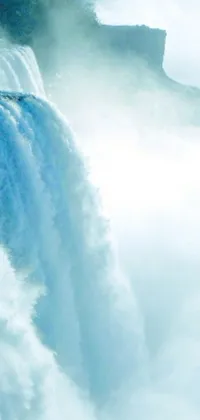 Water Waterfall Sky Live Wallpaper