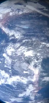 Looking for a captivating wallpaper for your phone? This live wallpaper features an iconic view of planet Earth from space, complete with its vibrant blues and greens against a dark space background