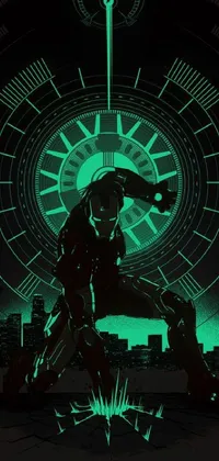 Looking for a phone live wallpaper that captures the essence of cyberpunk art? Look no further, this fascinating live wallpaper will keep you captivated for hours