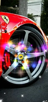 Wheel Automotive Tail & Brake Light Automotive Lighting Live Wallpaper