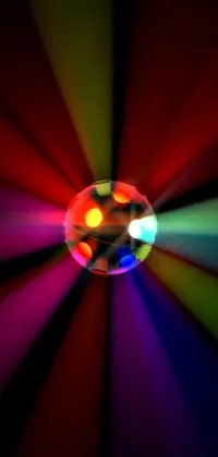 Add some color to your phone screen with a digital live wallpaper of a disco ball