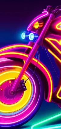 Wheel Purple Magenta Live Wallpaper