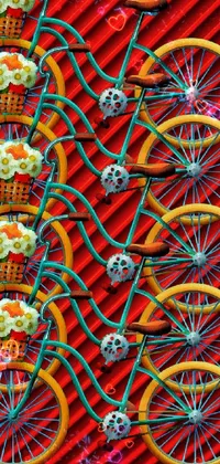 Wheel Textile Art Live Wallpaper