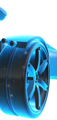 Wheel Tire Blue Live Wallpaper