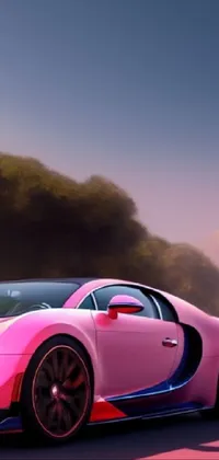 pink bugatti wallpaper