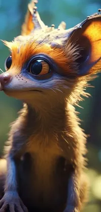Whiskers Iris Fawn Live Wallpaper