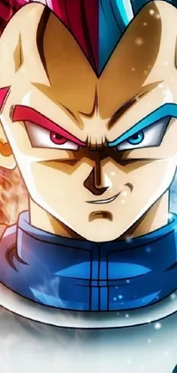 The Vegeta Live Wallpaper is a stunning addition to your phone's screen