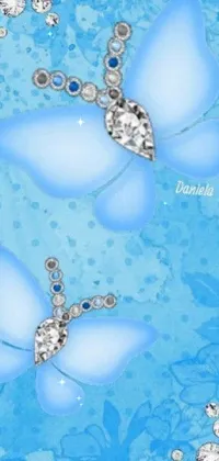 White Blue Arthropod Live Wallpaper