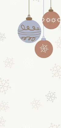 Celebrate the festive season with a chic and elegant phone live wallpaper