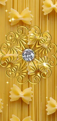 Yellow Jewelry  Live Wallpaper