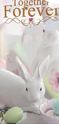 White Light Rabbit Live Wallpaper