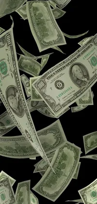 White Line Banknote Live Wallpaper