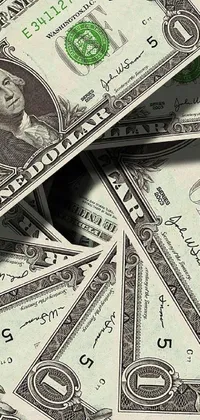 White Line Banknote Live Wallpaper