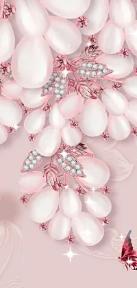 White Petal Flower Live Wallpaper