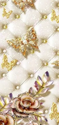 White Pollinator Body Jewelry Live Wallpaper