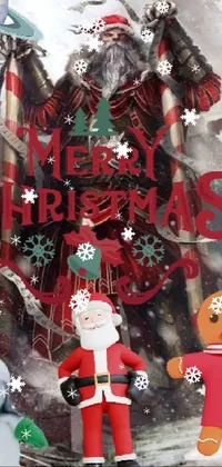 White Red Christmas Ornament Live Wallpaper