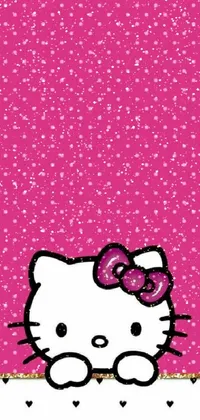 White Textile Pink Live Wallpaper