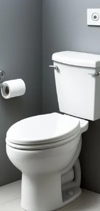White Toilet Light Live Wallpaper