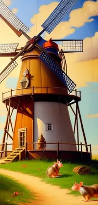 Windmill Sky Mill Live Wallpaper