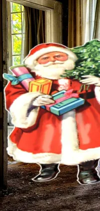 Window Christmas Fictional Character Live Wallpaper
